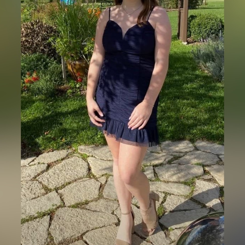 Navy Blue Dress